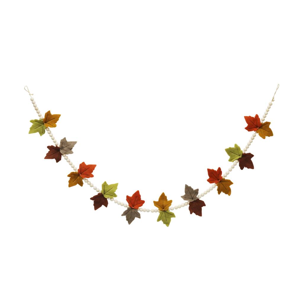 6 ft. Felt Leaves Beaded Garland by Ashland®